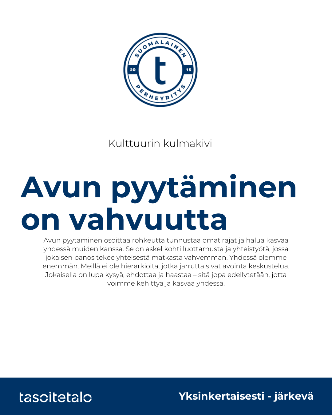 Meille T ihin Tasoitetalo